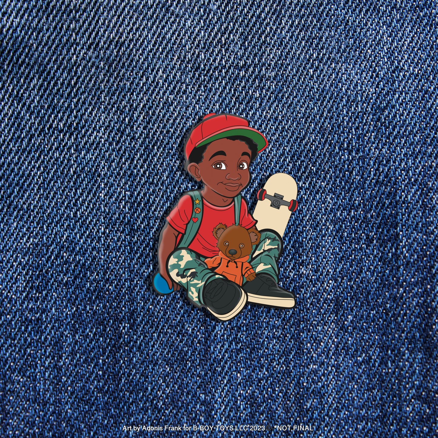 B-Boy Troy Hard Enamel Pin (Pre-Order)